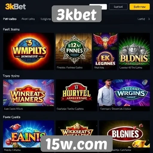 Análise das opções de jogos disponíveis no 3kbet